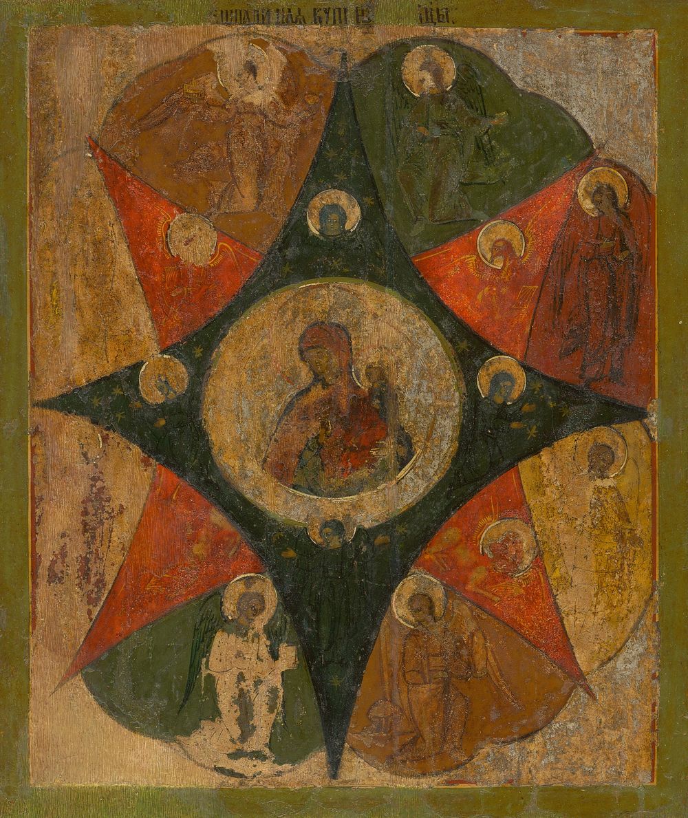 Theokotos with angels and evangelists