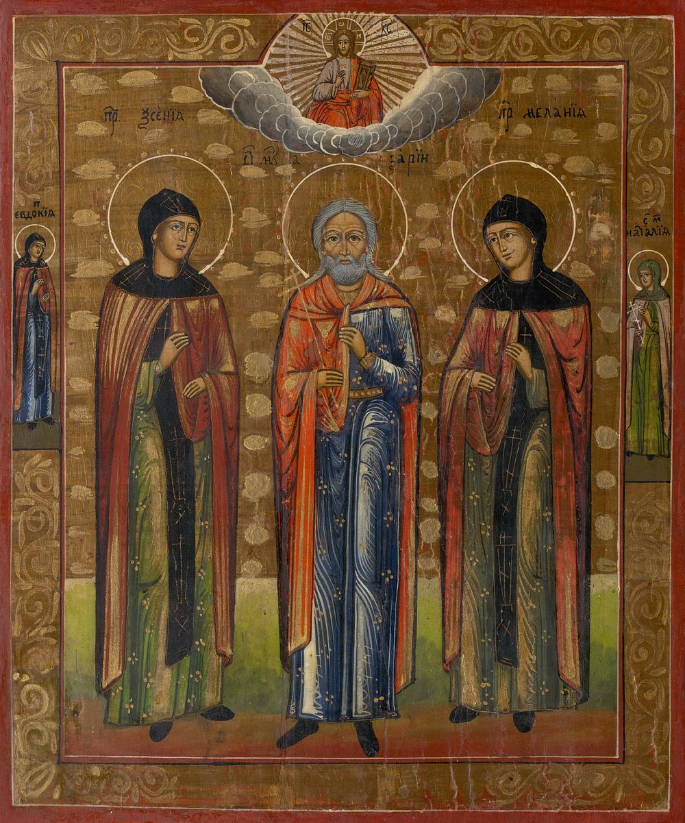 Three saints - icon, Russian Icon Painter