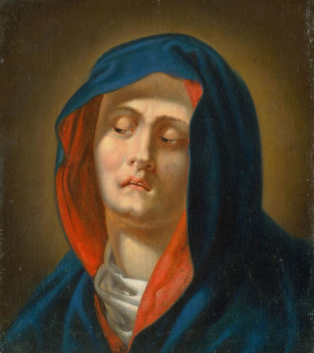 Head of the virgin mary