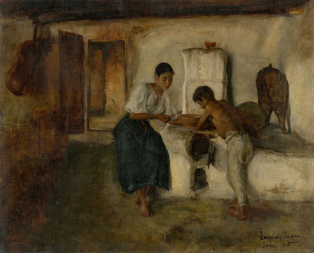 Poor lunch, Teodor Zemplényi