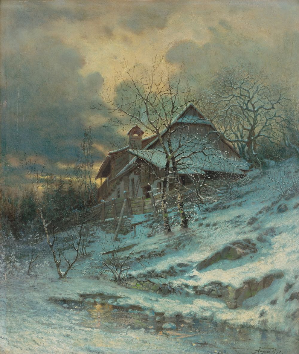 Winter motif, Vojtech Angyal