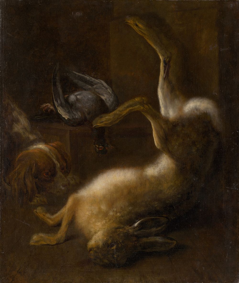 Still life with game, Jan Baptist Tyssens