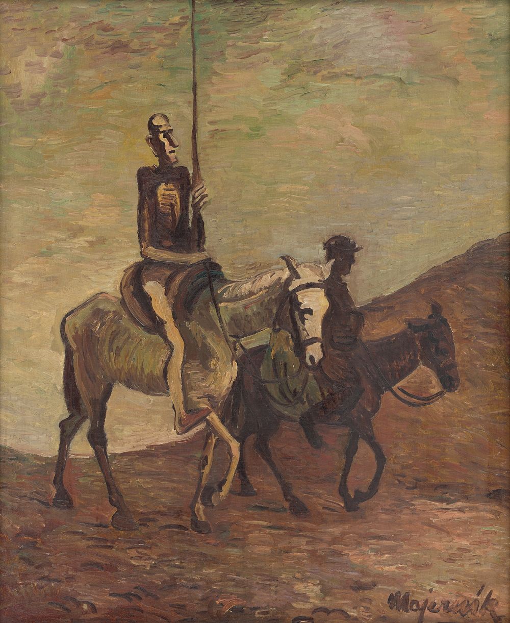 Don quixote and sancho panza by Cyprián Majerník
