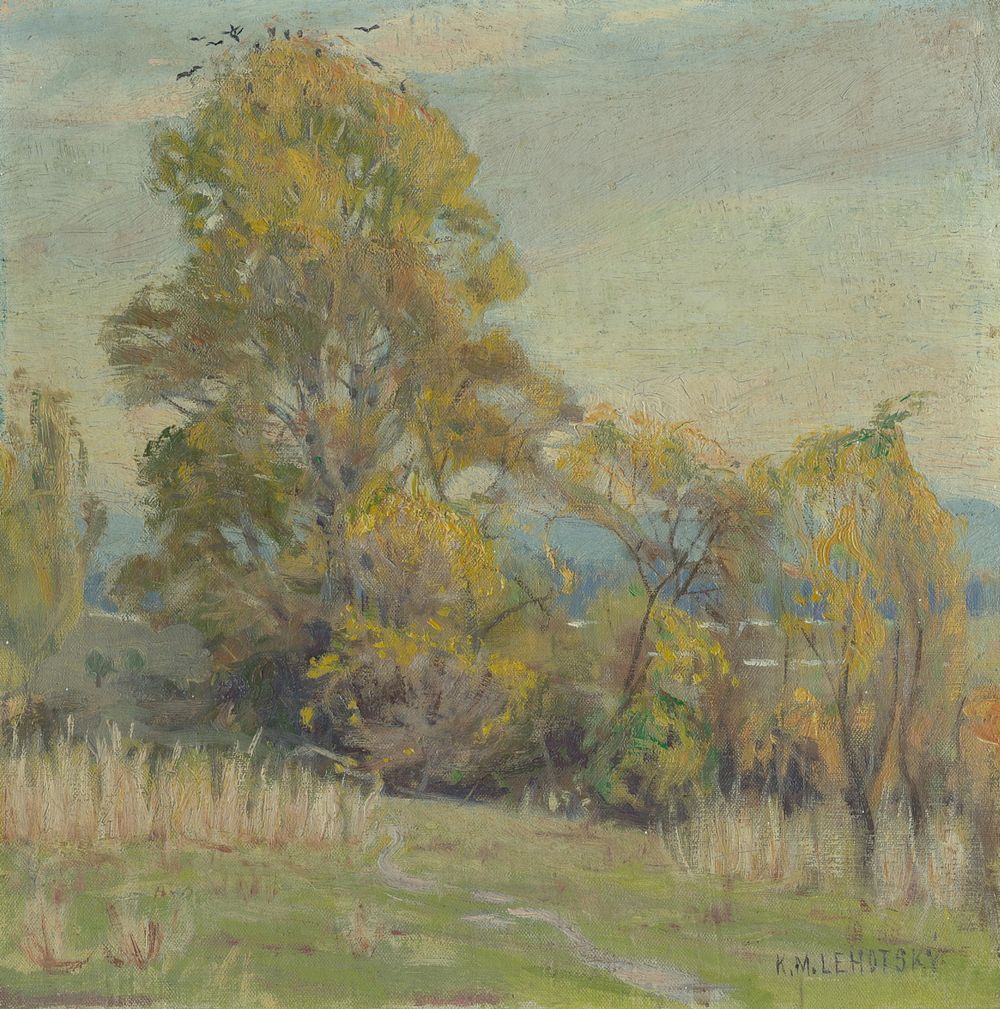 Autumn landscape, Karol Miloslav Lehotský