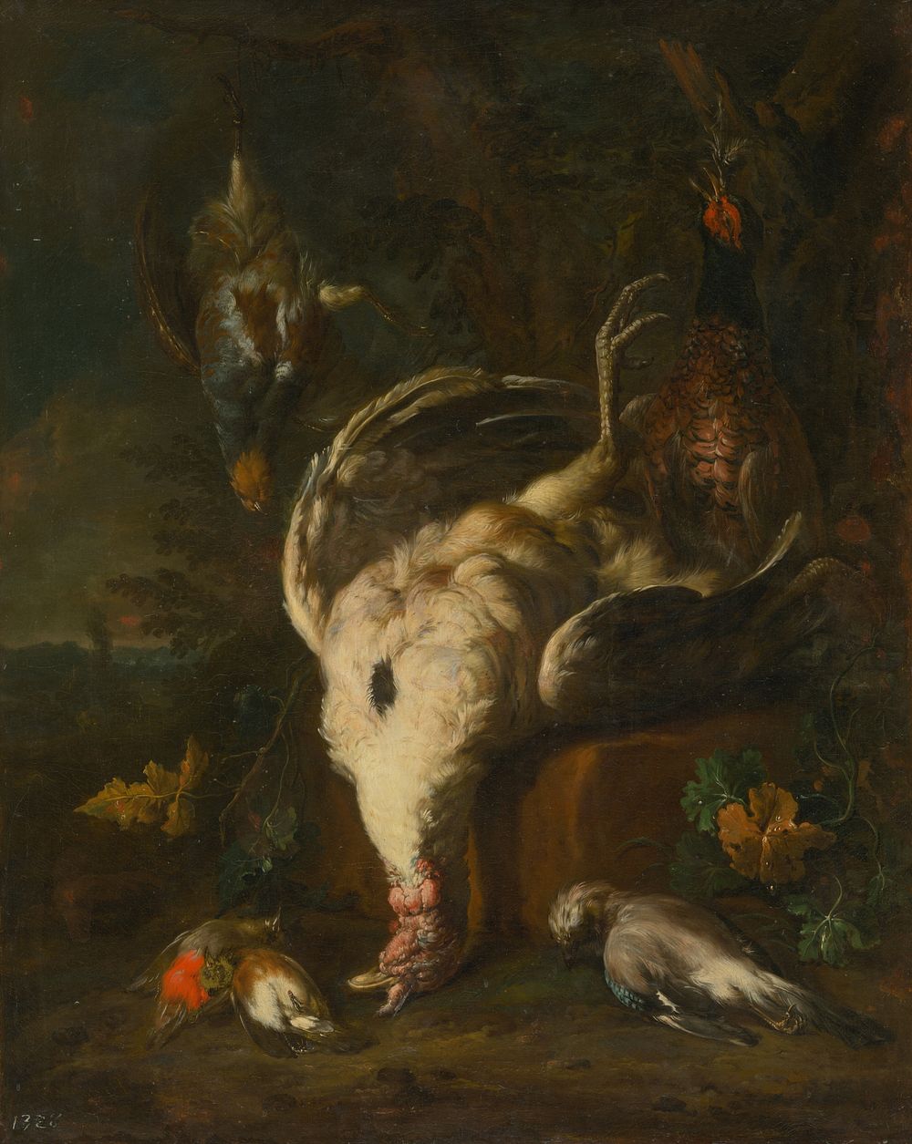 Still life with game fowl