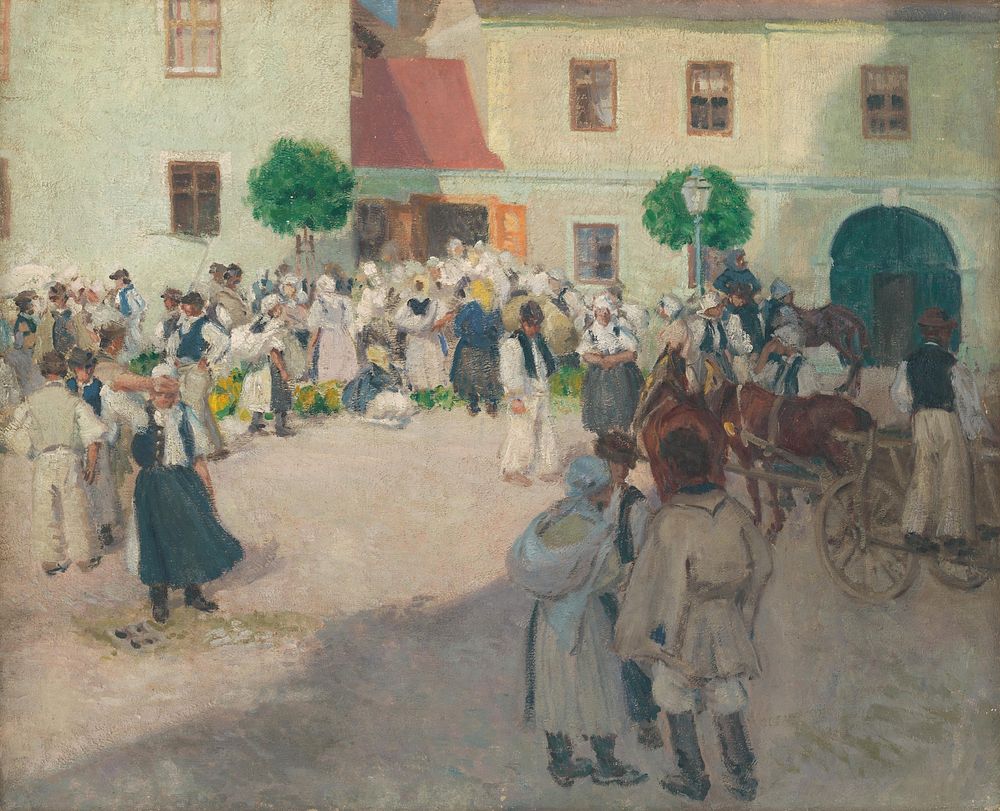 Market in myjava, Miloš Jiránek