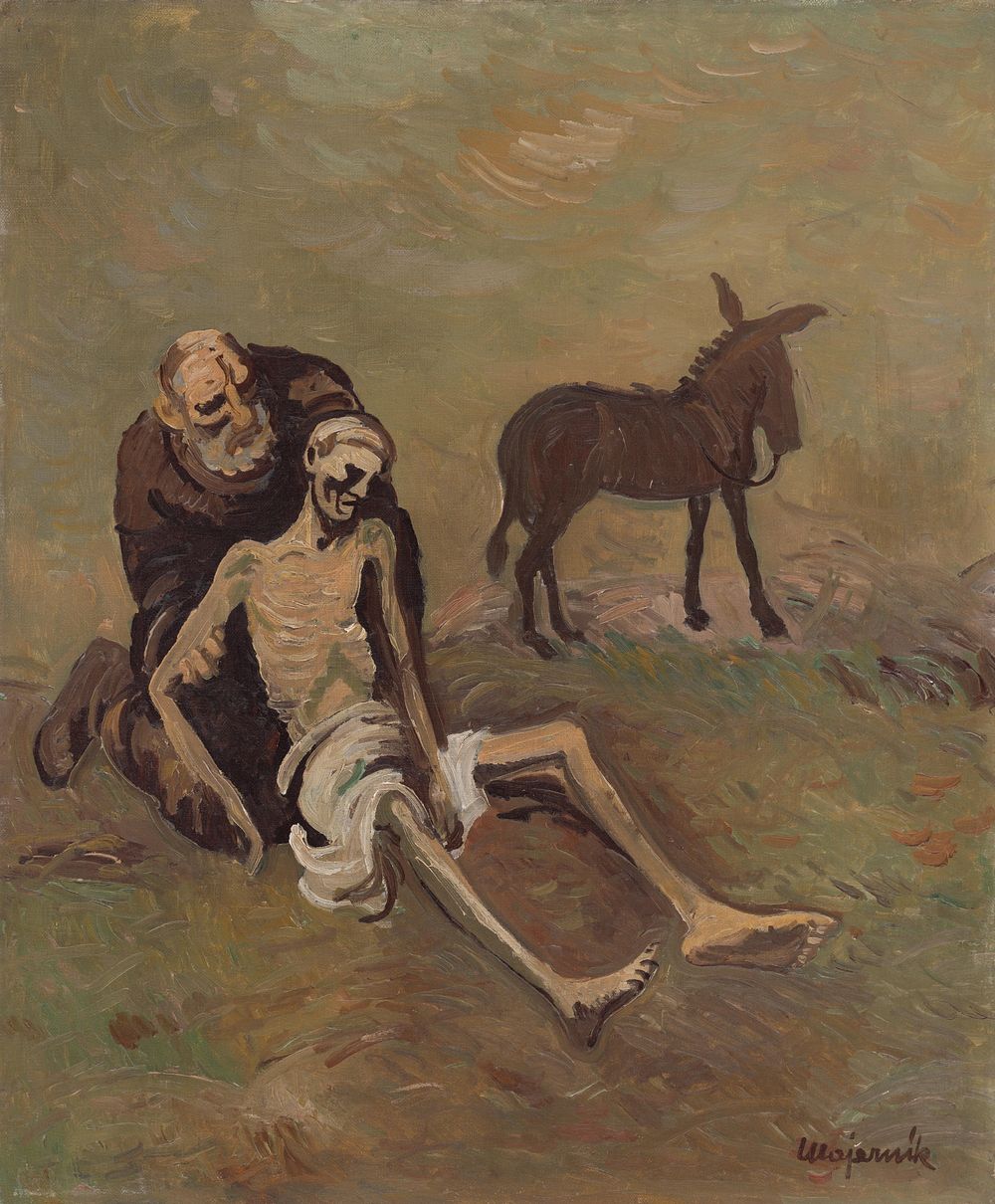 The good samaritan by Cyprián Majerník