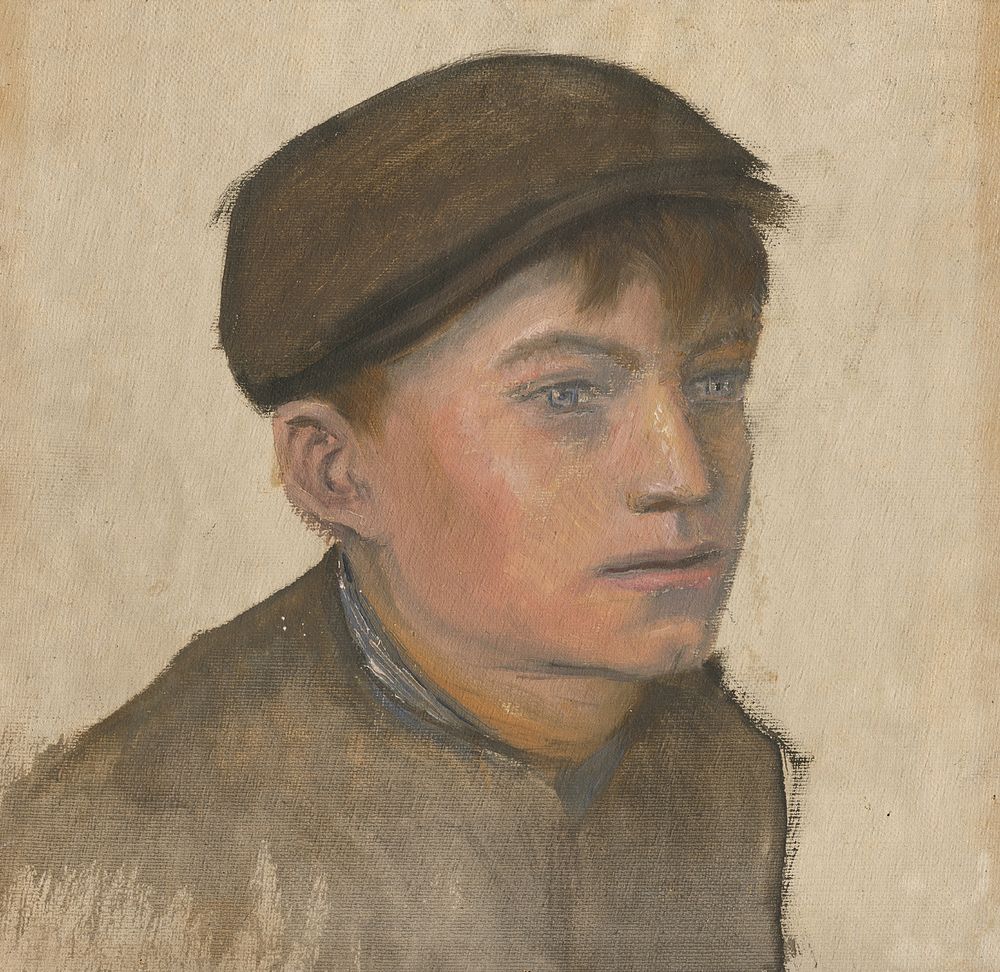 Boy from beckov by László Mednyánszky