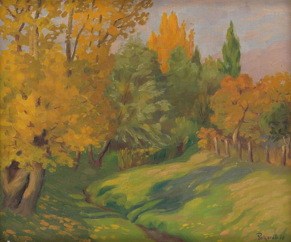 Autumn landscape by Štefan Polkoráb