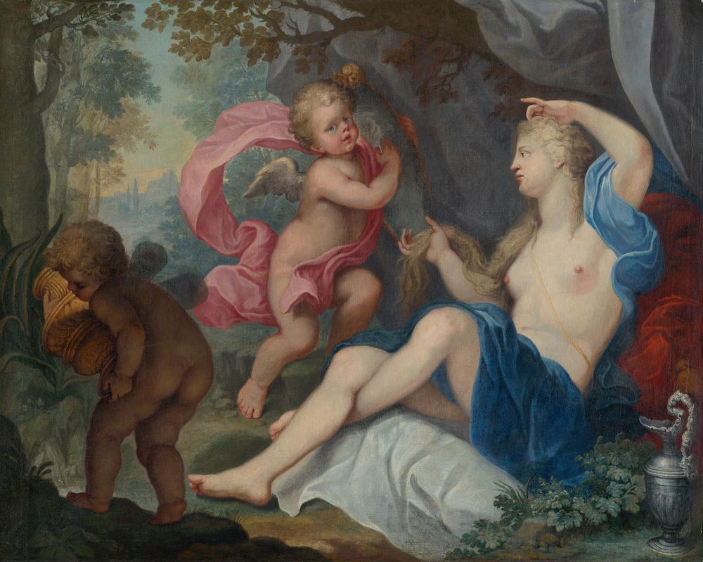 Venus' toilet, Charles Dufresnoy