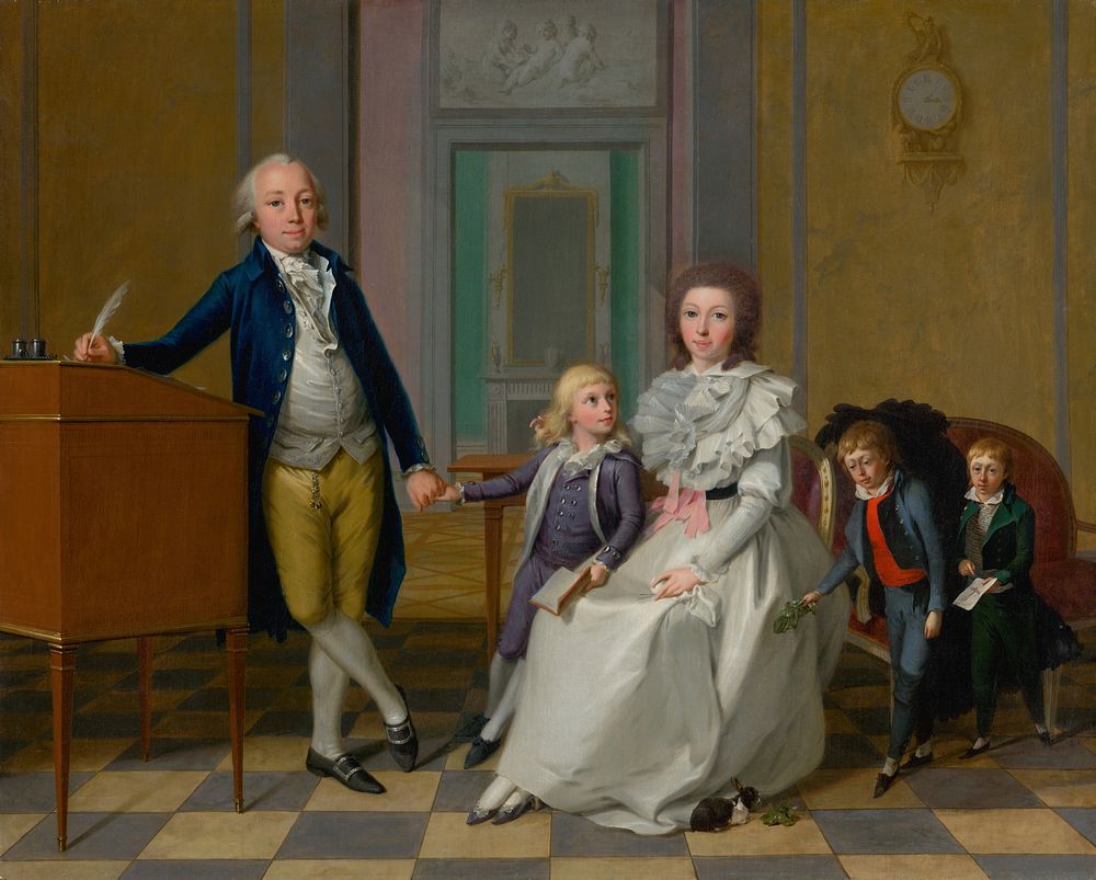 Family of imperial assessor von kronegy, Johann Heinrich Tischbein