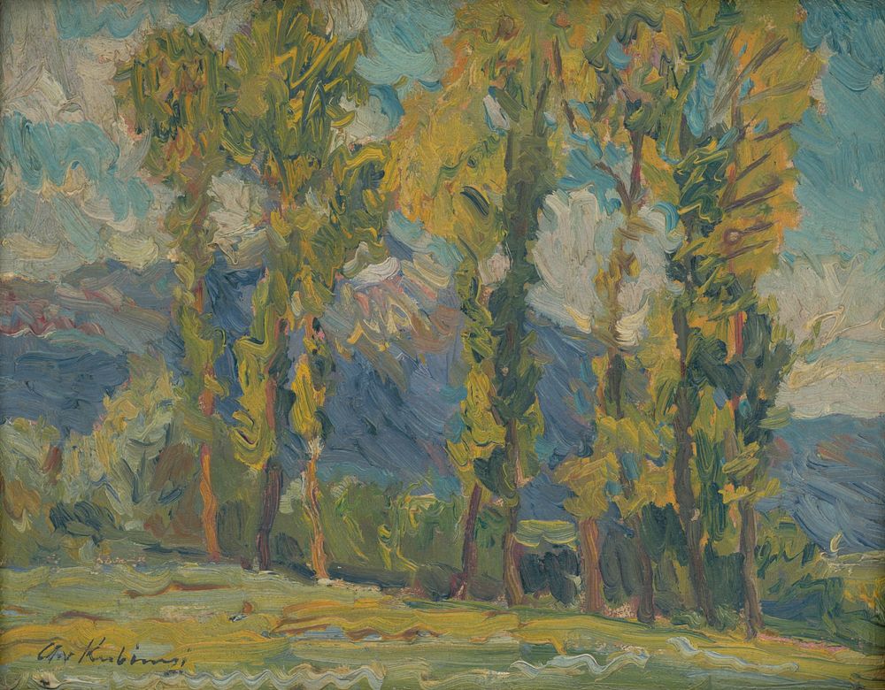 Study of landscape, Alexander Kubinyi