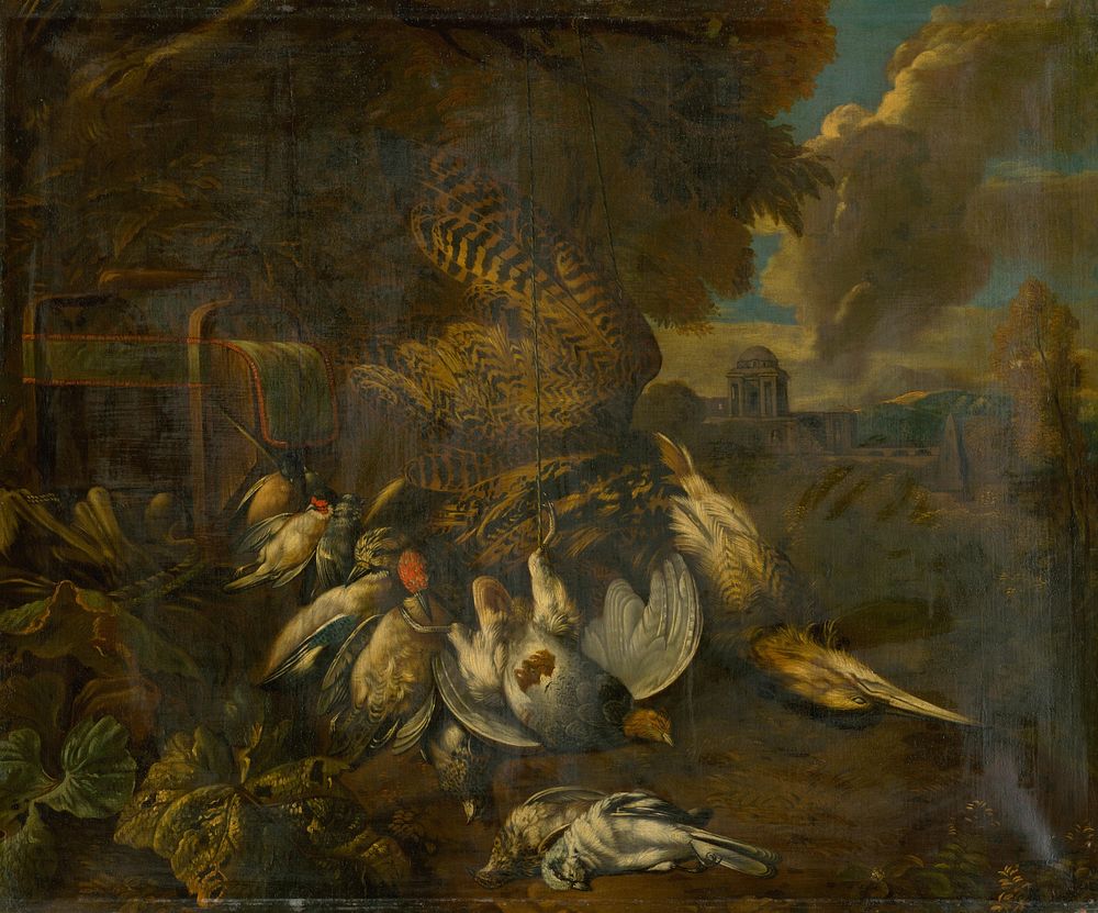 Still life with dead birds