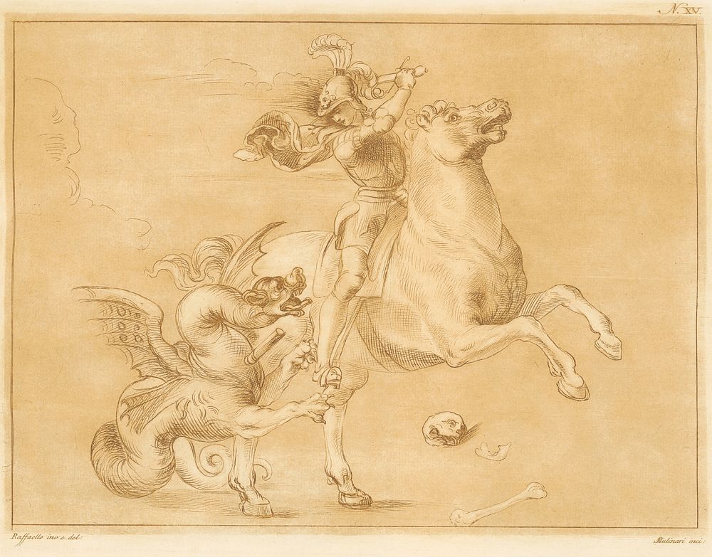 Saint george slays the dragon, Stefano Mulinari