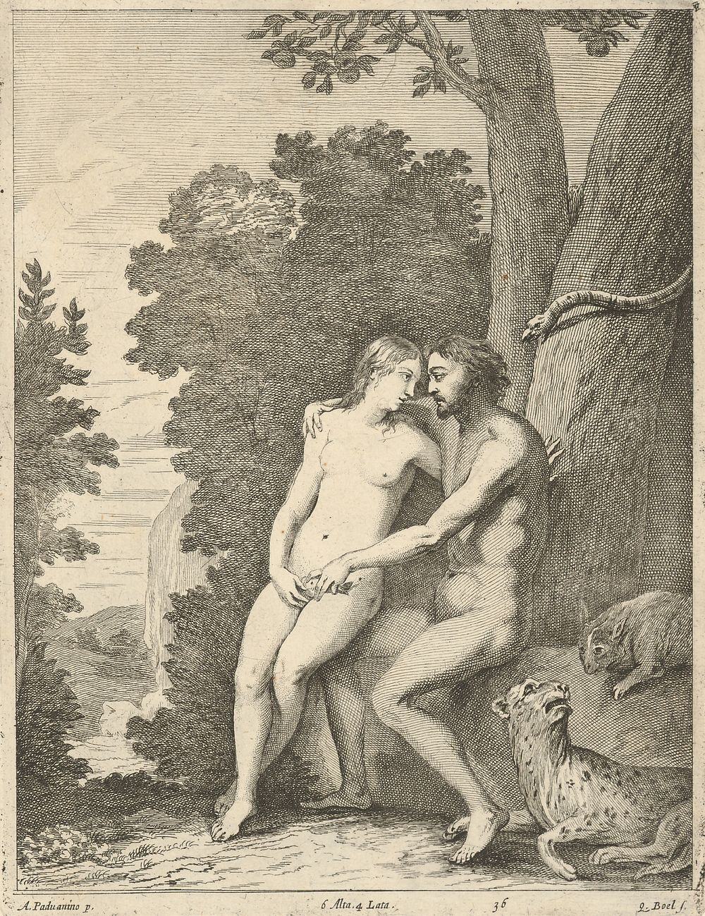 Adam and eve in paradise, David Teniers Jr