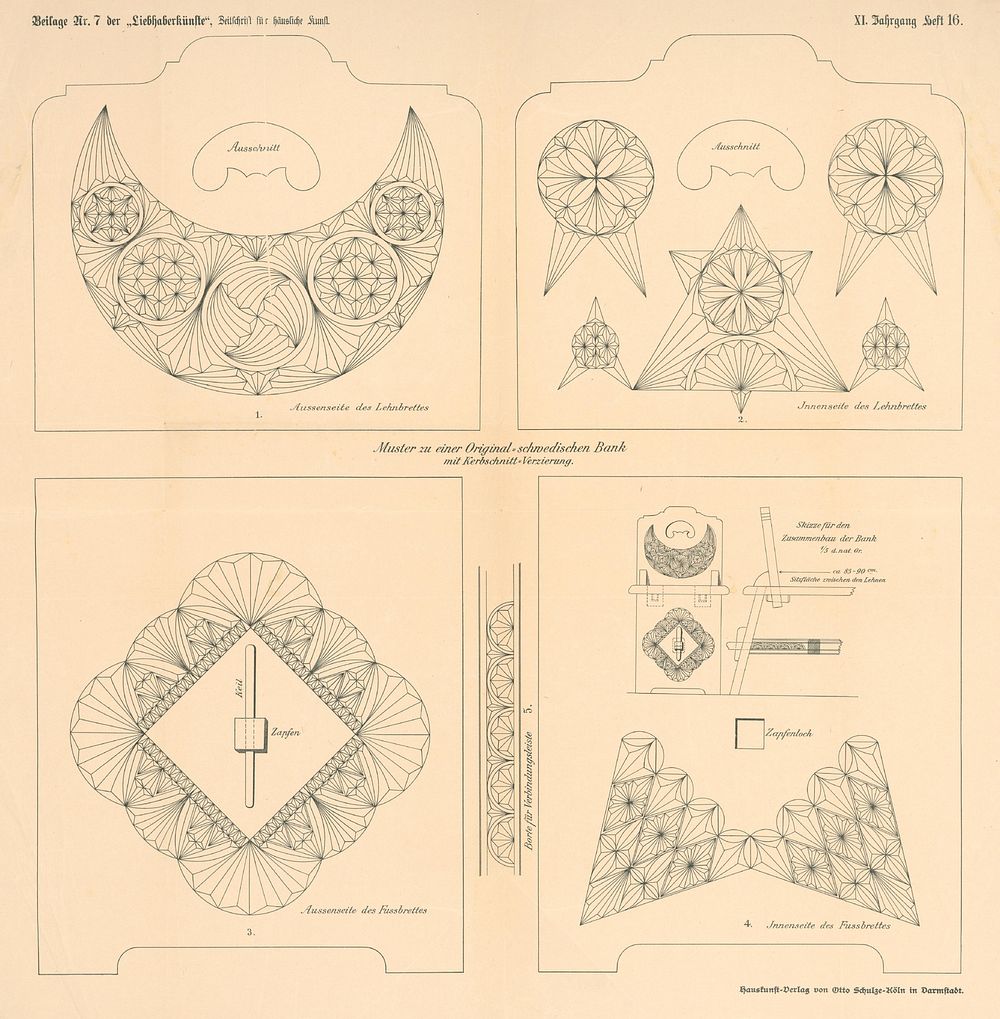 From the liebhaberkünste cycle - designs for ornaments
