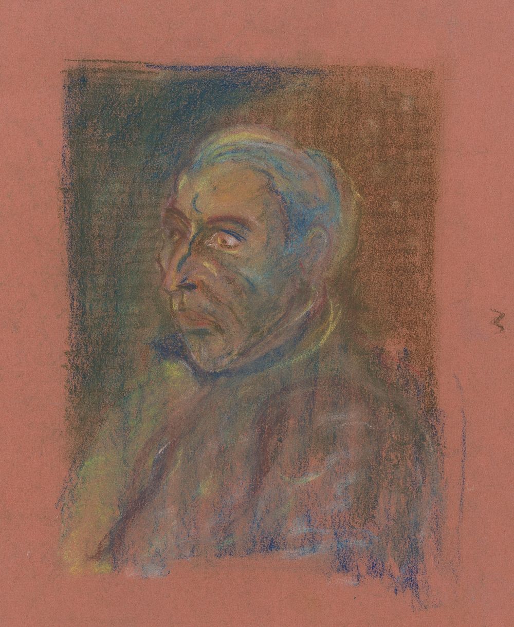 Portrait of a man by Arnold Peter Weisz Kubínčan