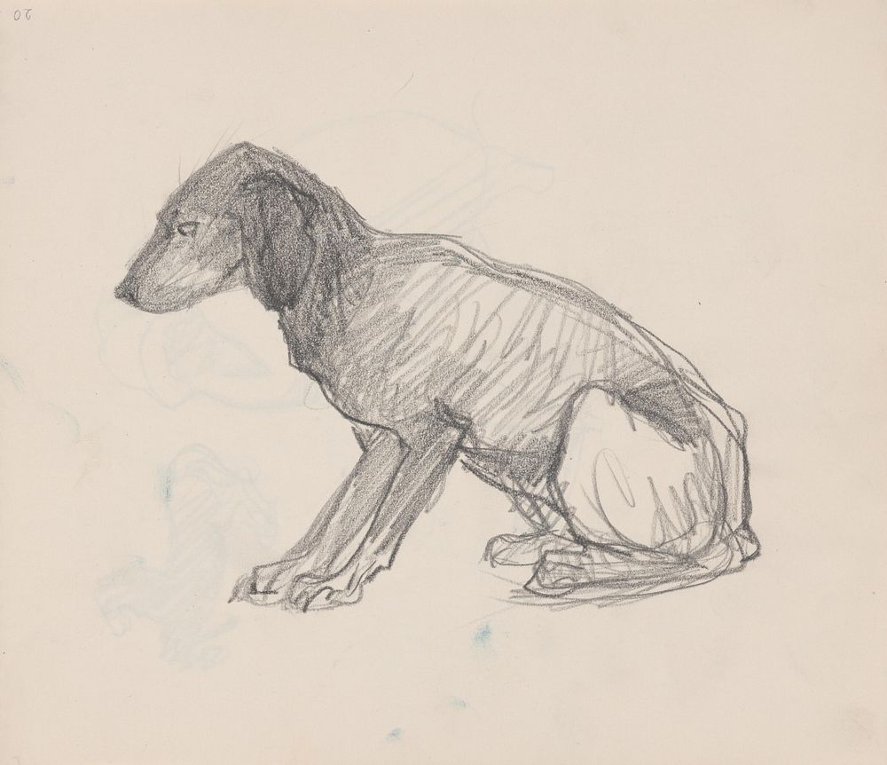 Sketchbook 14 dog by Arnold Peter Weisz Kubínčan