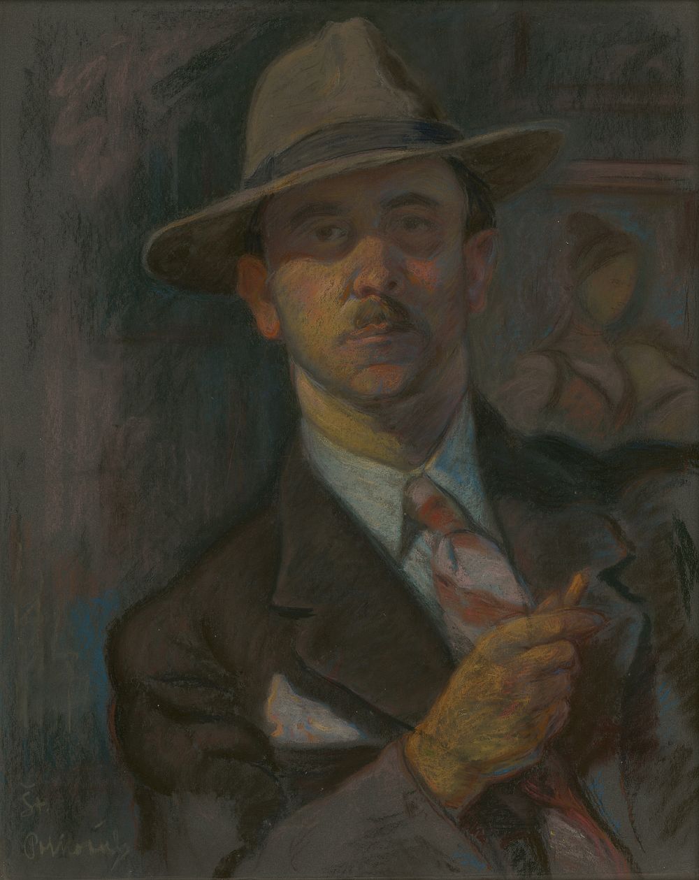 Self-portrait by Štefan Polkoráb