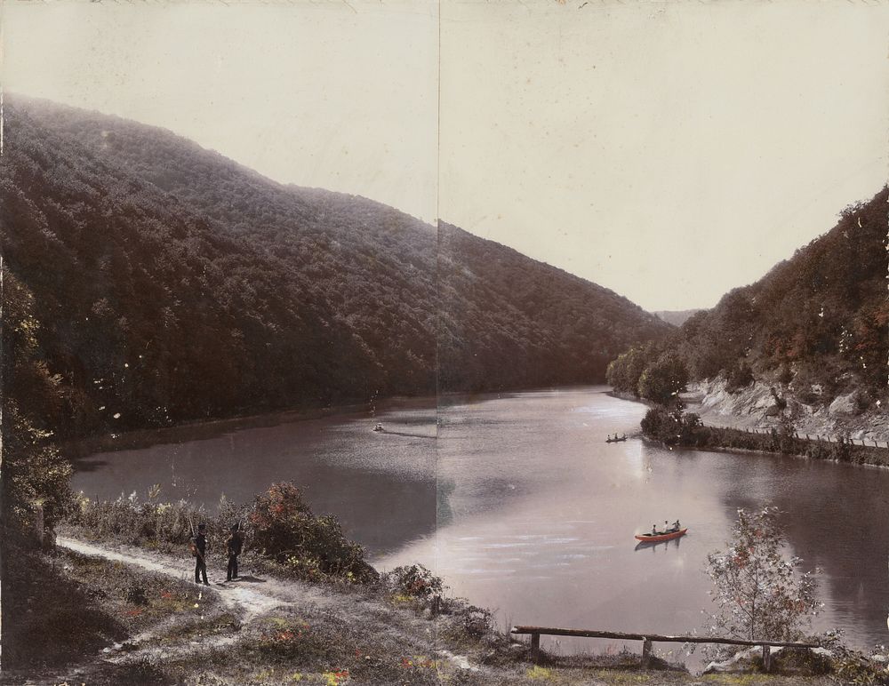 View of lake hámor near the lillafured spa (left part)