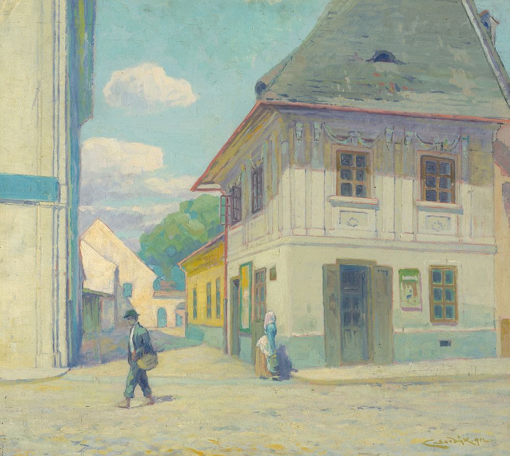 House on mäsiarská street in košice by Lajos Csordák