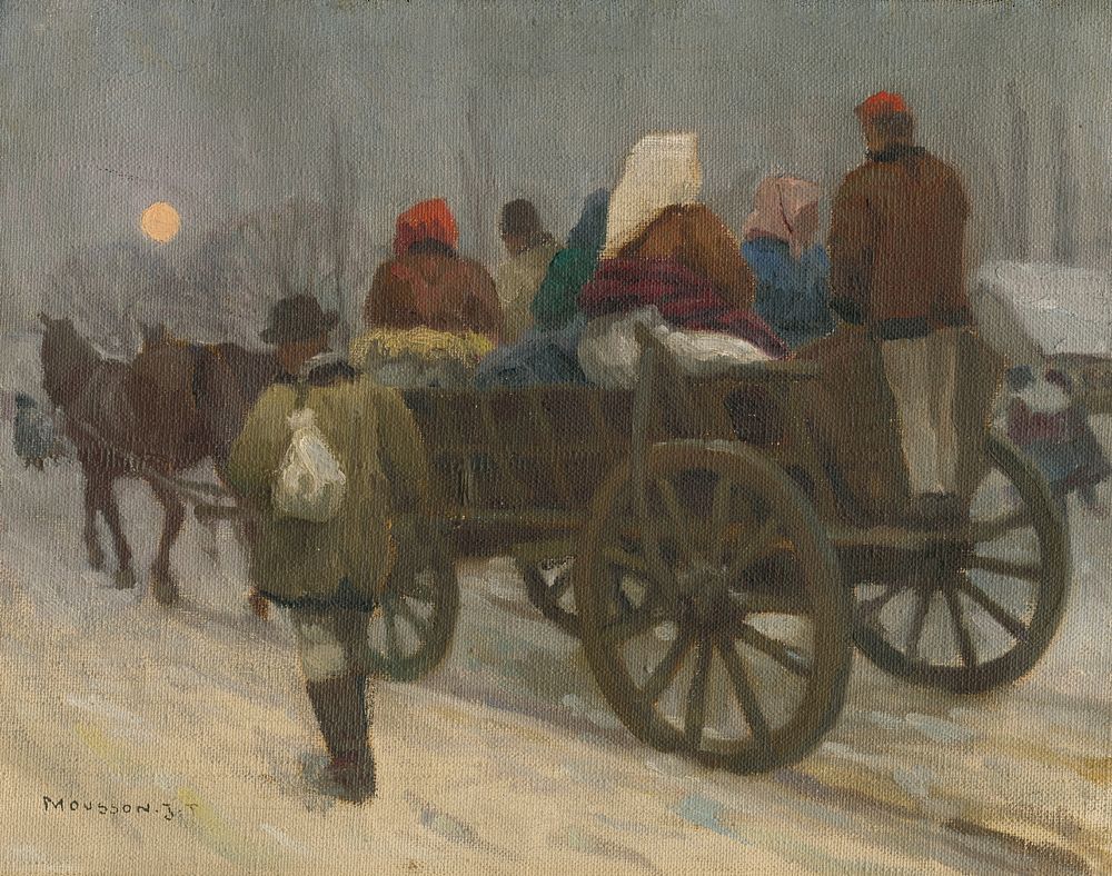 Road to the market, Teodor Jozef Mousson