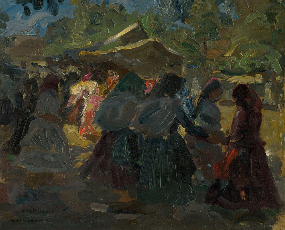 On the market, Teodor Jozef Mousson