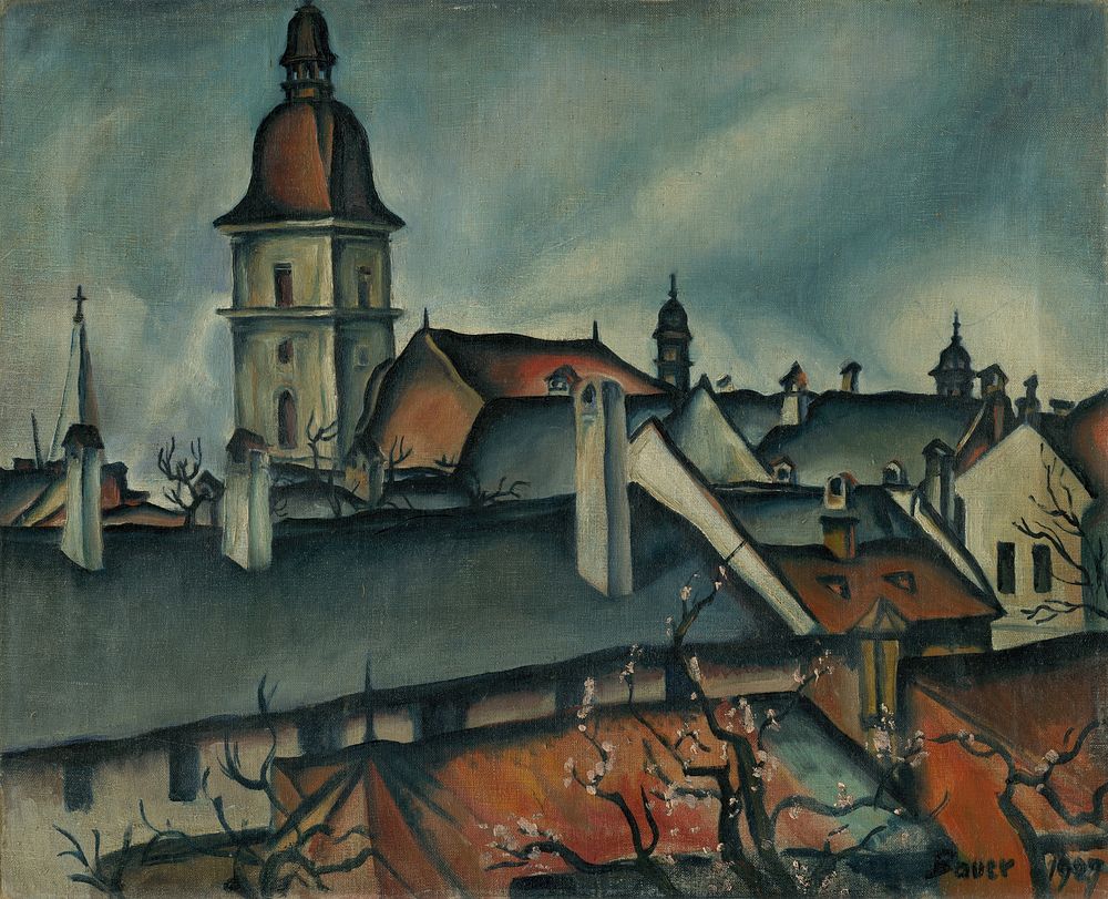 View of košice by Konštantín Bauer