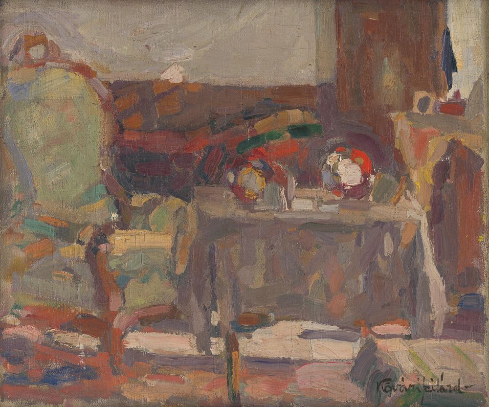 Room interior, Konstantin Kövári Kačmarik