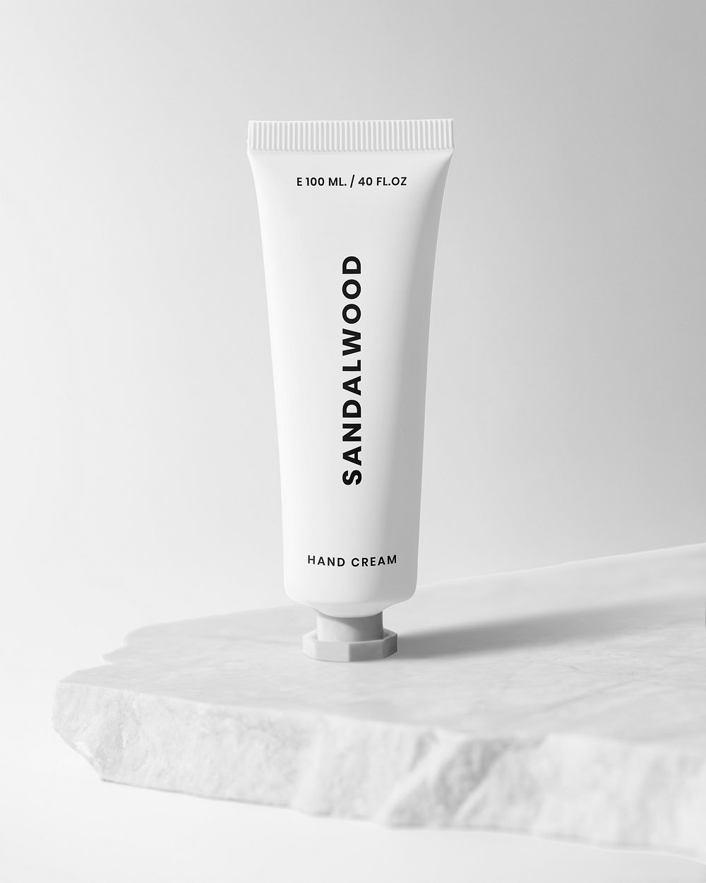 Tube mockup, beauty product psd, hand cream packaging