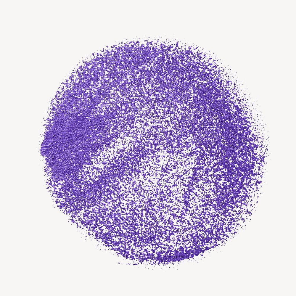 Purple sponge paint isolated design