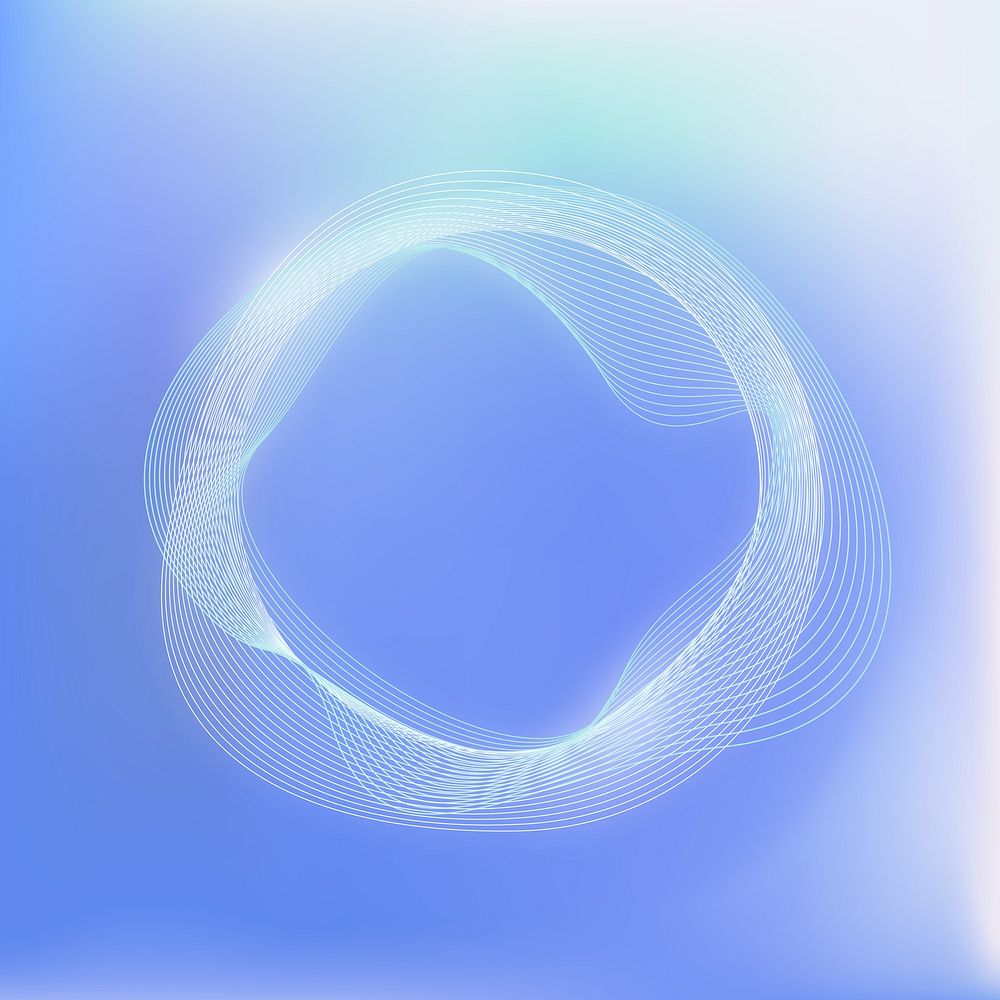 Abstract sphere element, digital remix vector