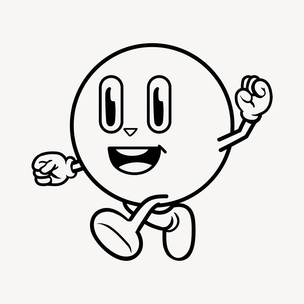 Bubble man cartoon character