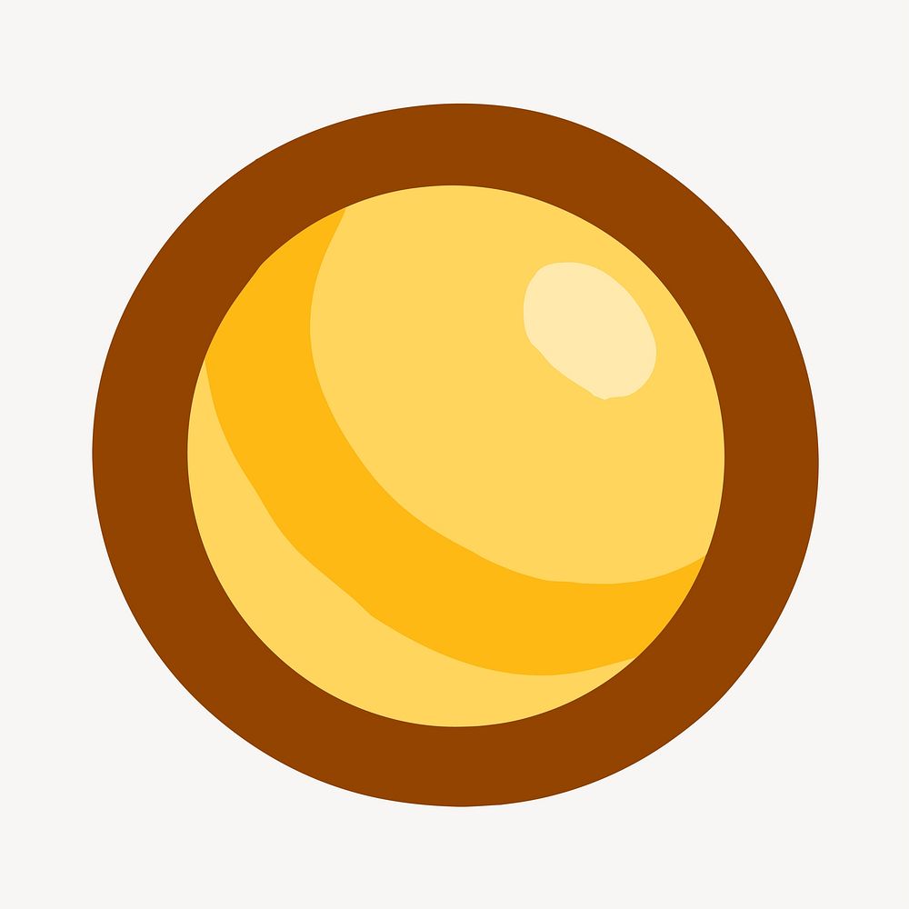 Yellow circle shape