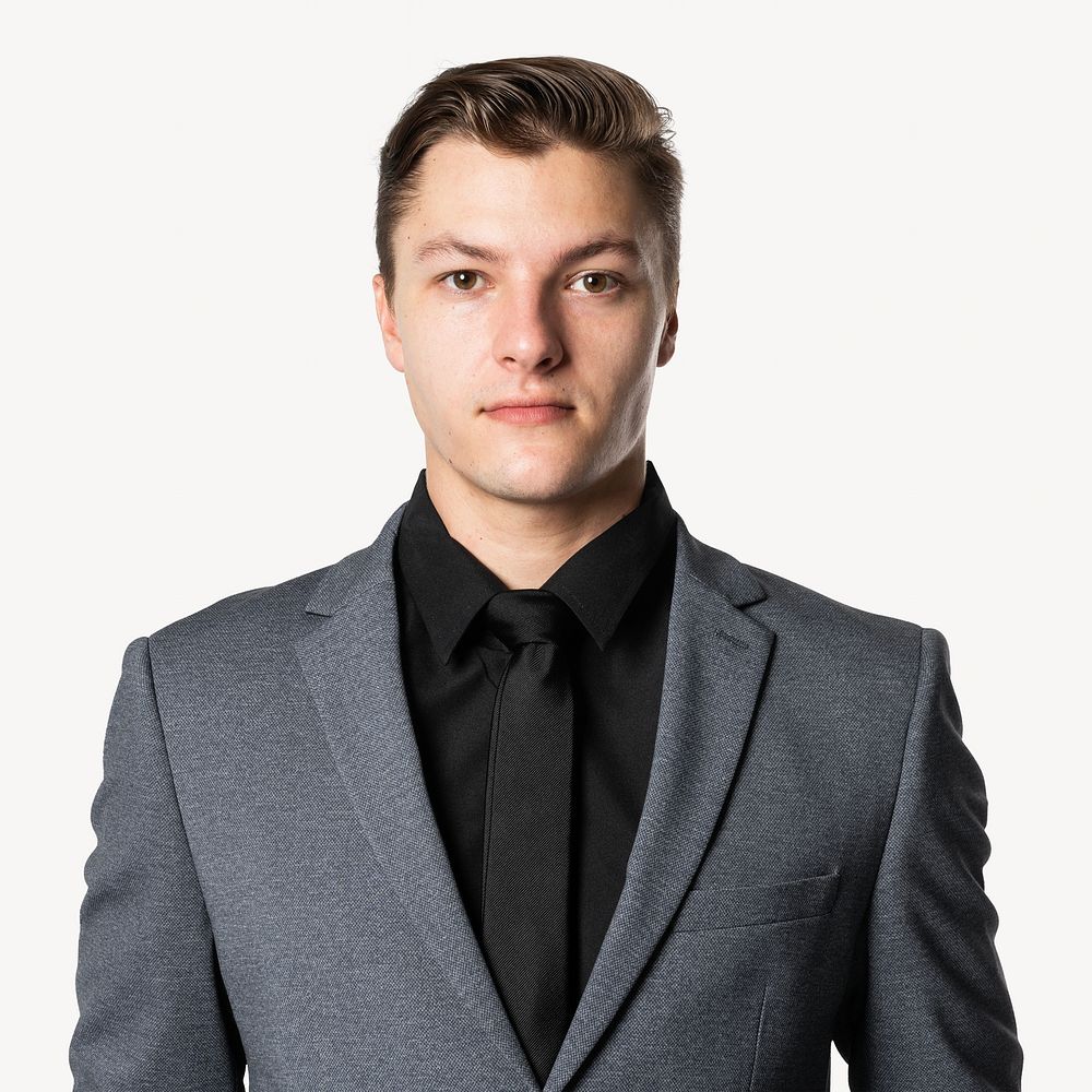 Young businessman isolated image