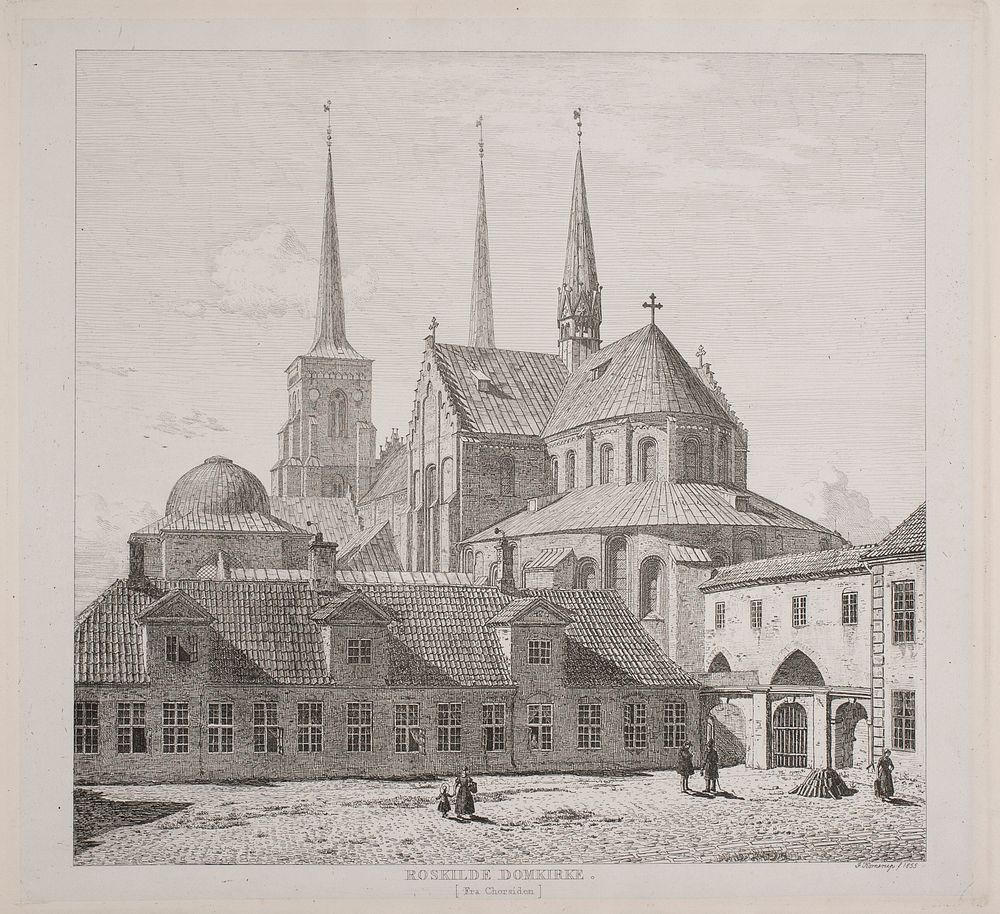 Roskilde Cathedral by Jacob Kornerup