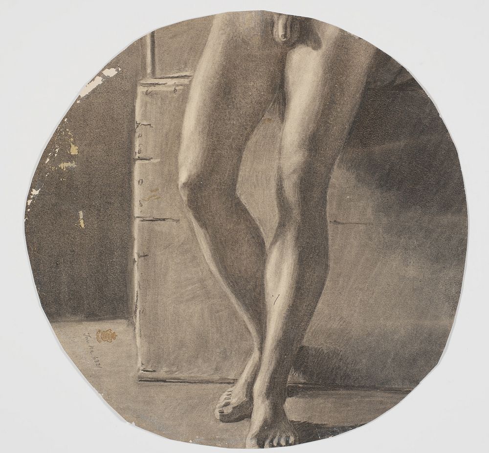 Legs of male model by Theodor Philipsen