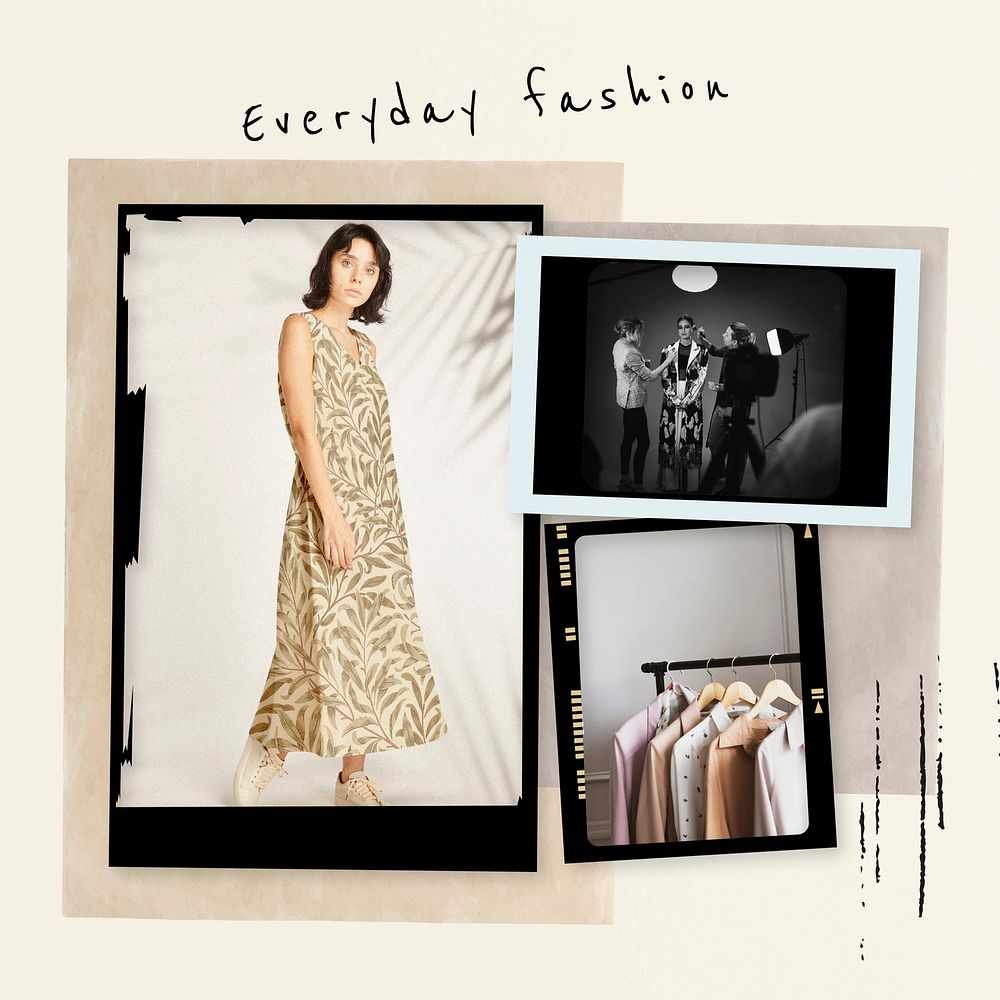 Everyday fashion collage photo film