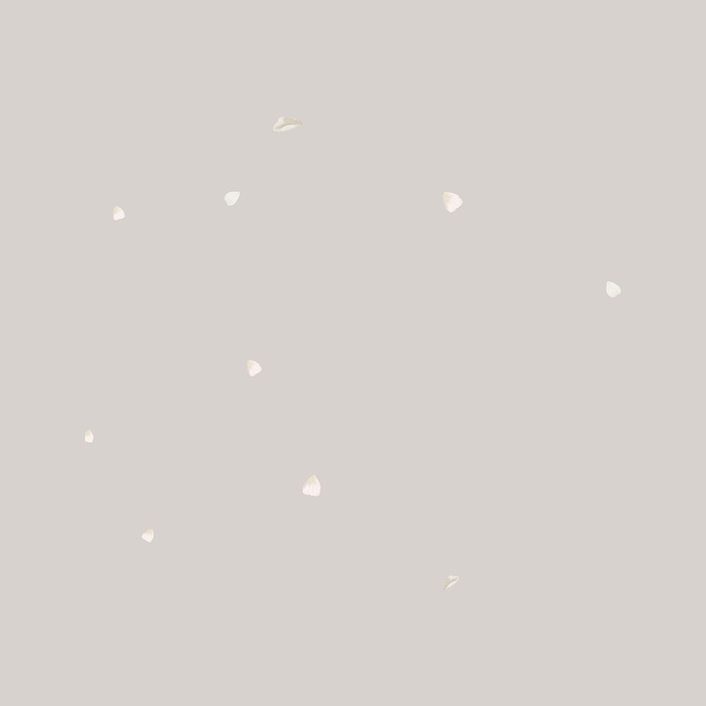 White flower petals illustration collage Premium PSD rawpixel