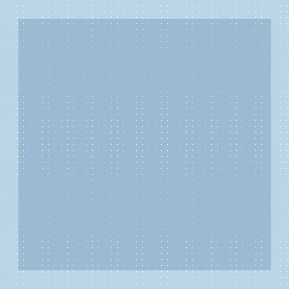 Blue dotted frame background