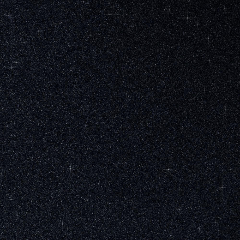 Dark starry sky background, black textured design