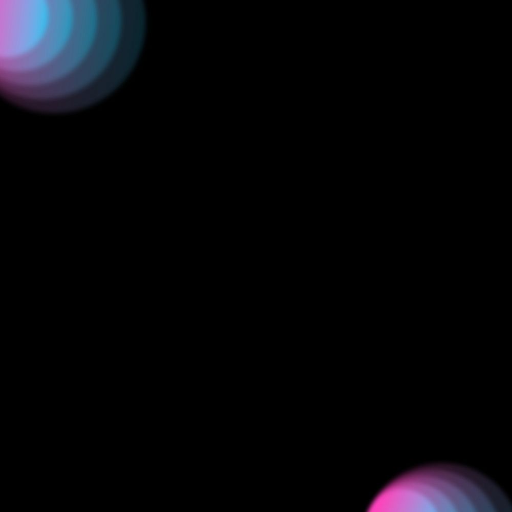 Black background, gradient light border