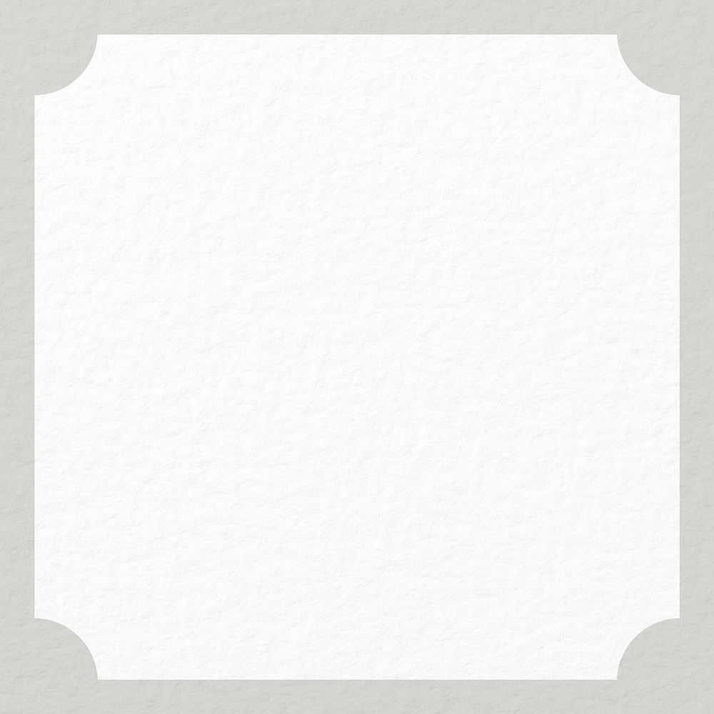 Gray frame background, white design