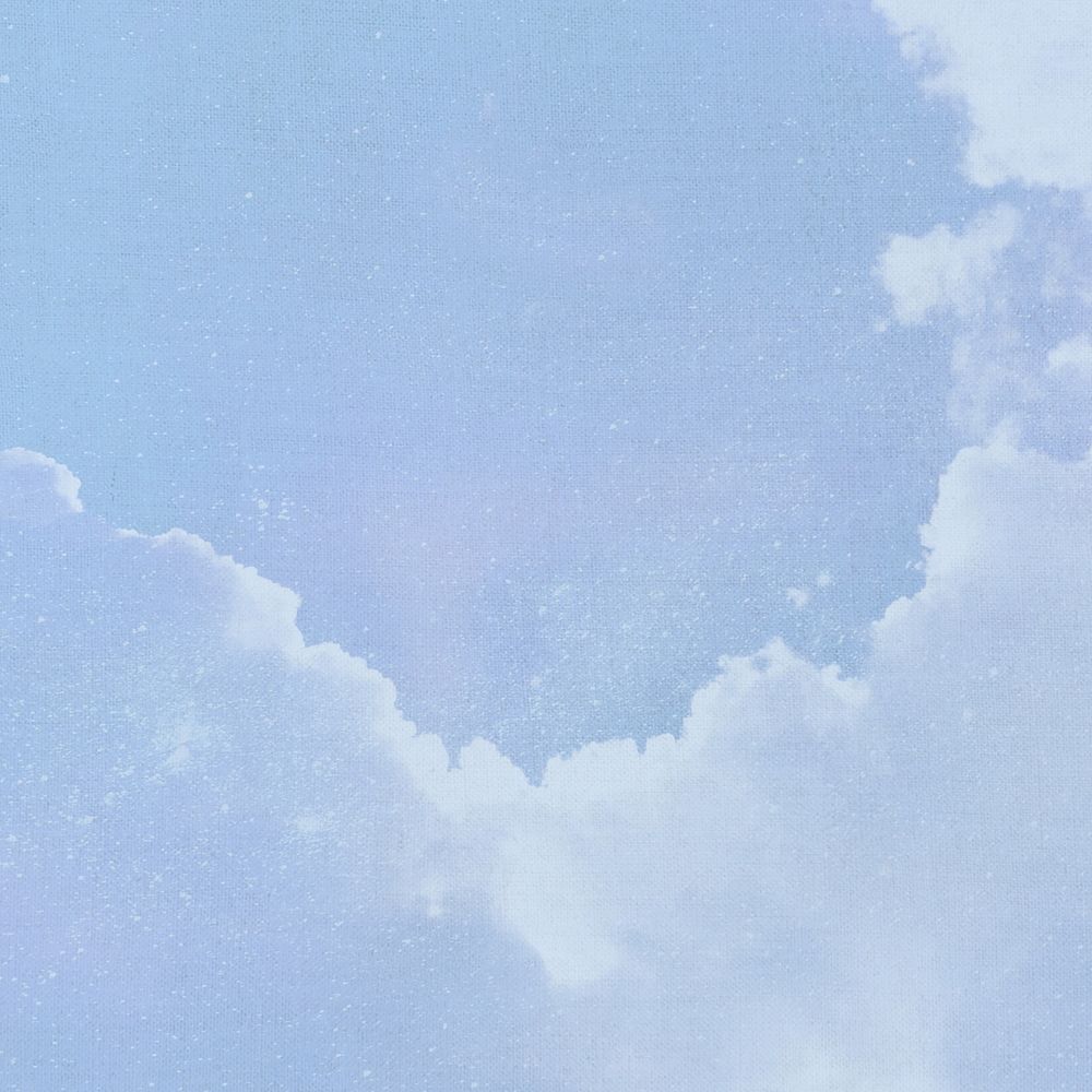 Aesthetic blue sky background