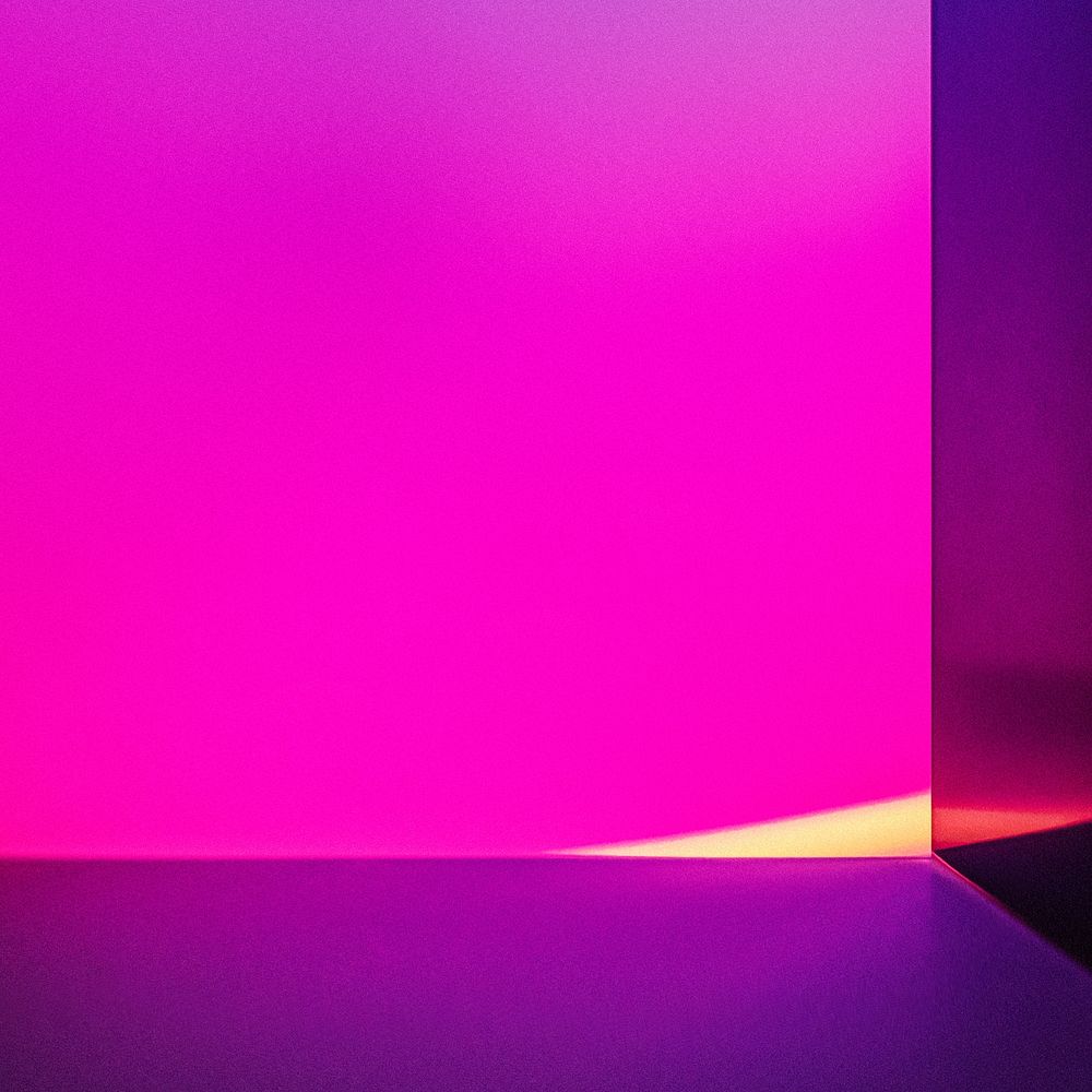 Pink neon wall background