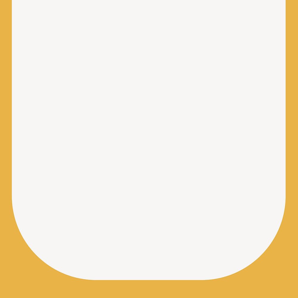 Yellow curve border background vector