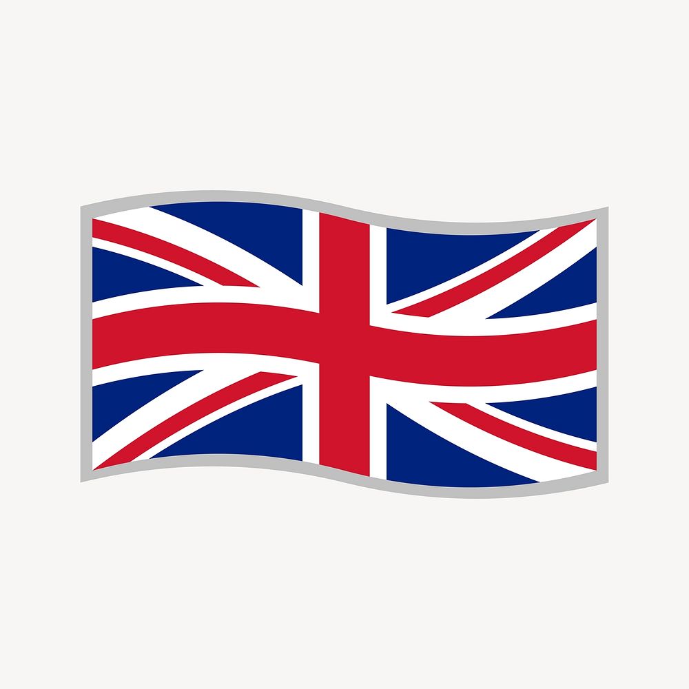 United Kingdom flag clipart. Free public domain CC0 image.