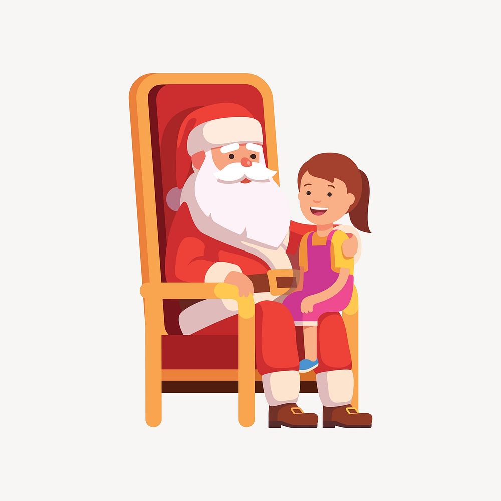 Santa Claus clipart illustration vector. Free public domain CC0 image.