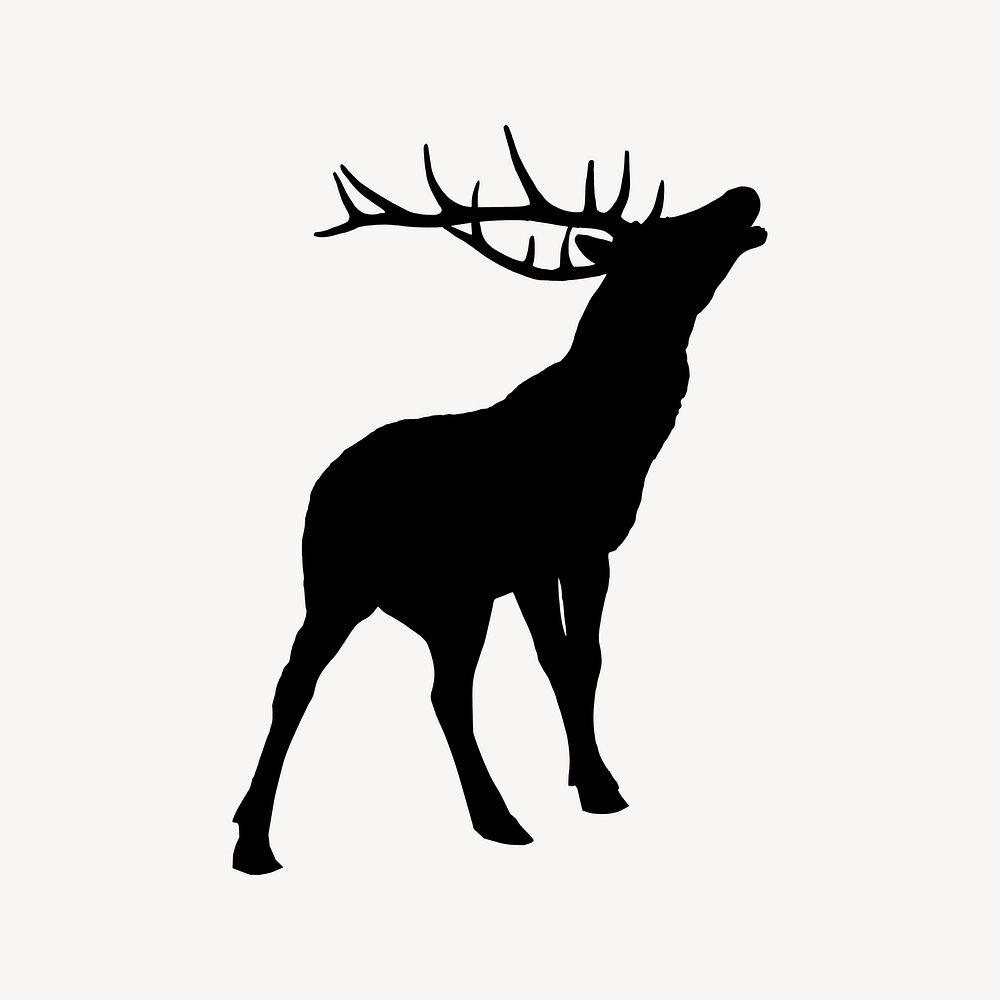 Moose clipart vector. Free public domain CC0 image.