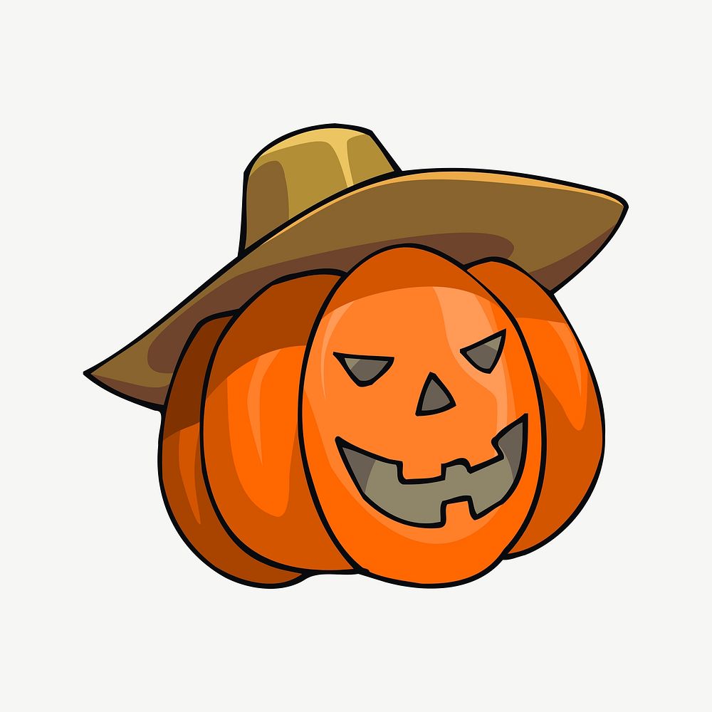 Halloween pumpkin illustration psd. Free | Free PSD - rawpixel